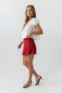 Joanna Polka Dot Mini Skirt - FINAL SALE