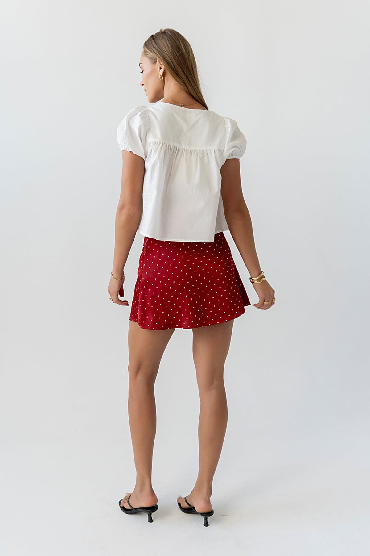 Joanna Polka Dot Mini Skirt - FINAL SALE