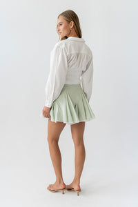 Stewart Striped Mini Skirt