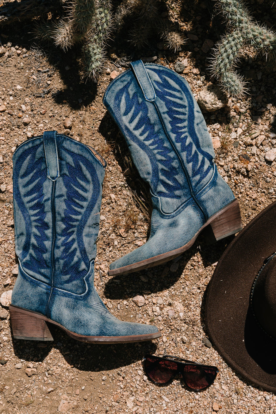 Steve Madden Albany Boots in Denim