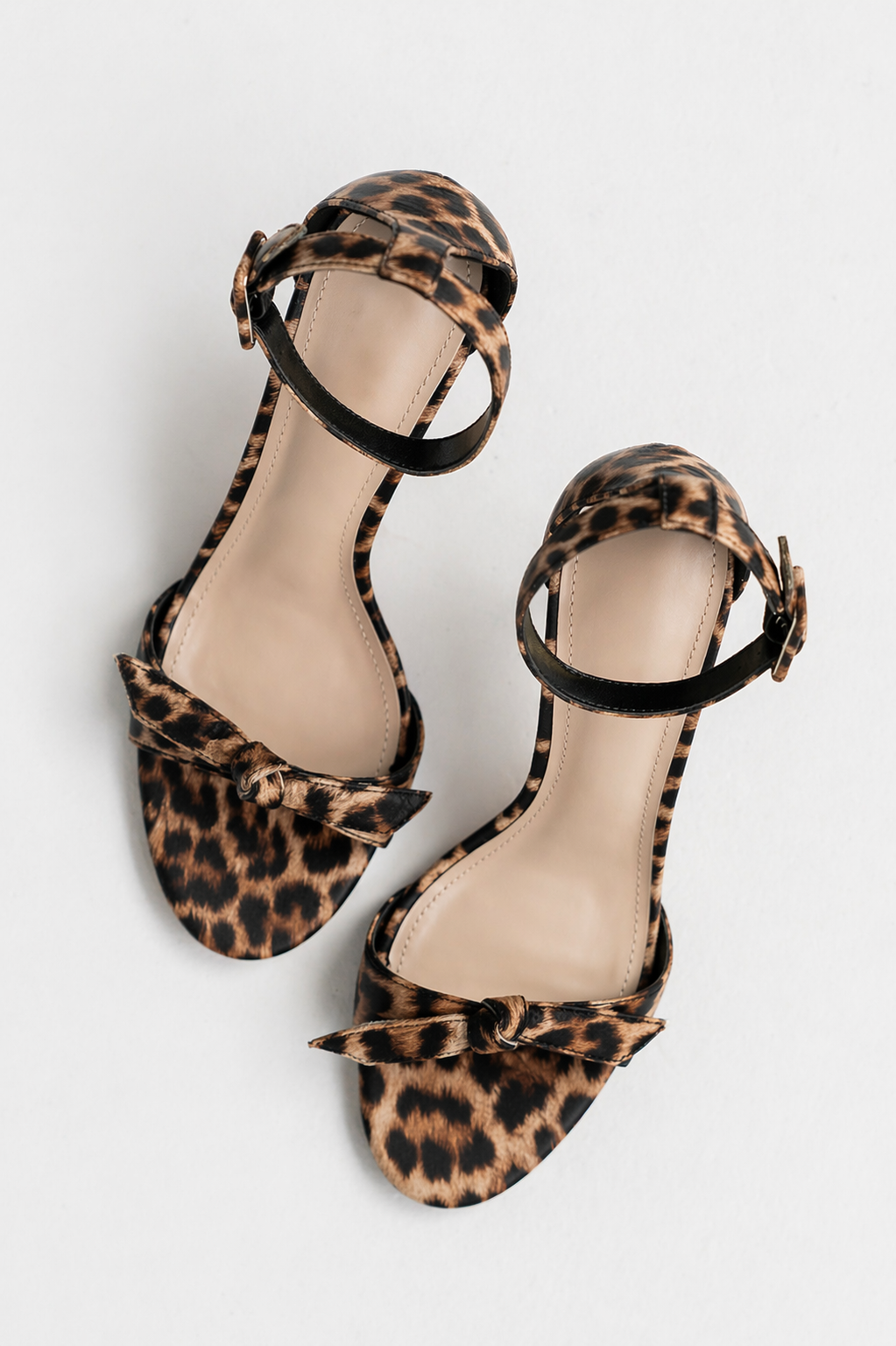 Melly Tie Heels in Leopard
