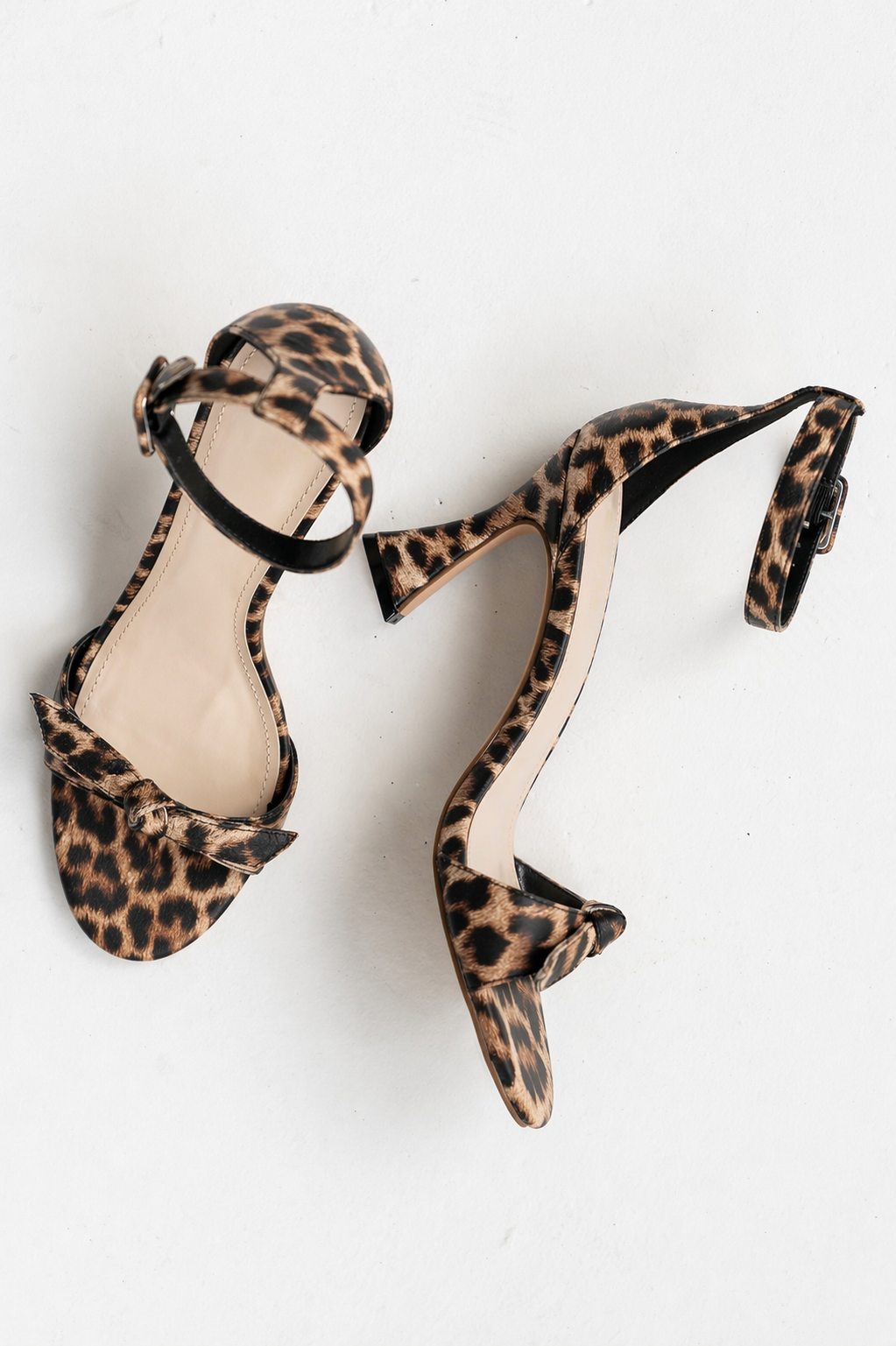 Melly Tie Heels in Leopard