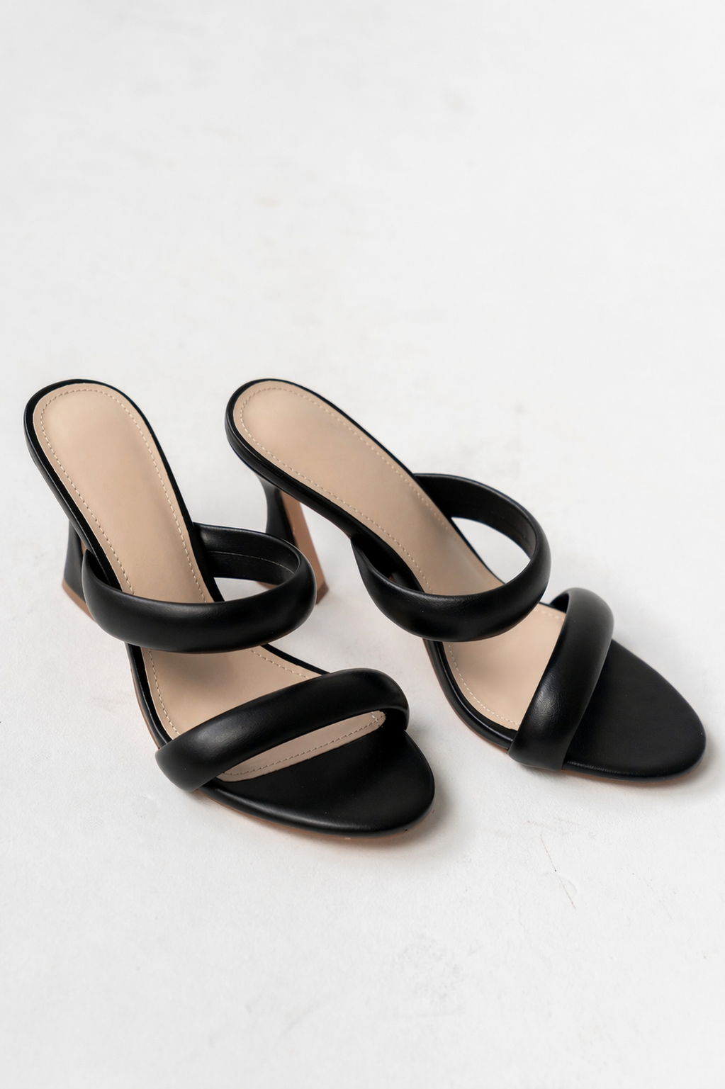 Marco Strappy Heel in Black - FINAL SALE