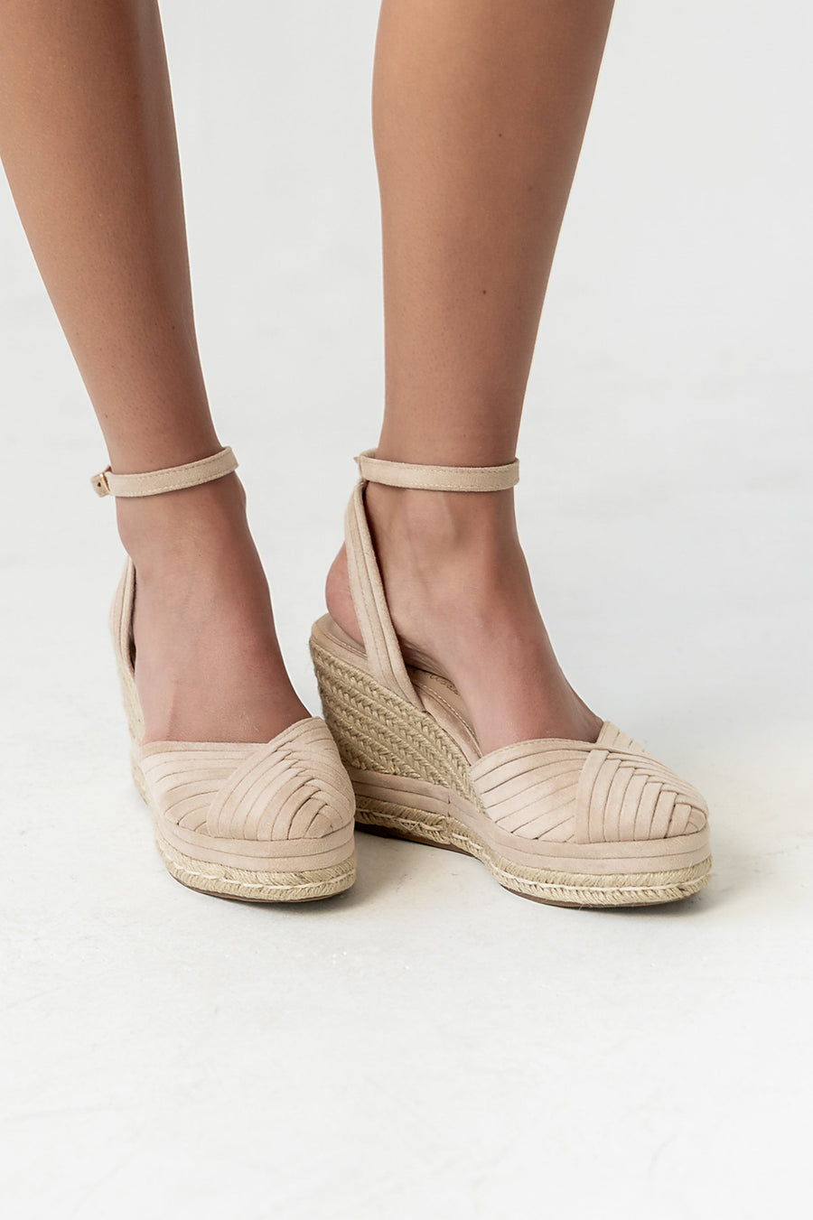 Becca Wedge Sandal in Natural - FINAL SALE