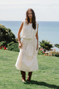 Tyla Cherry Midi Skirt - FINAL SALE