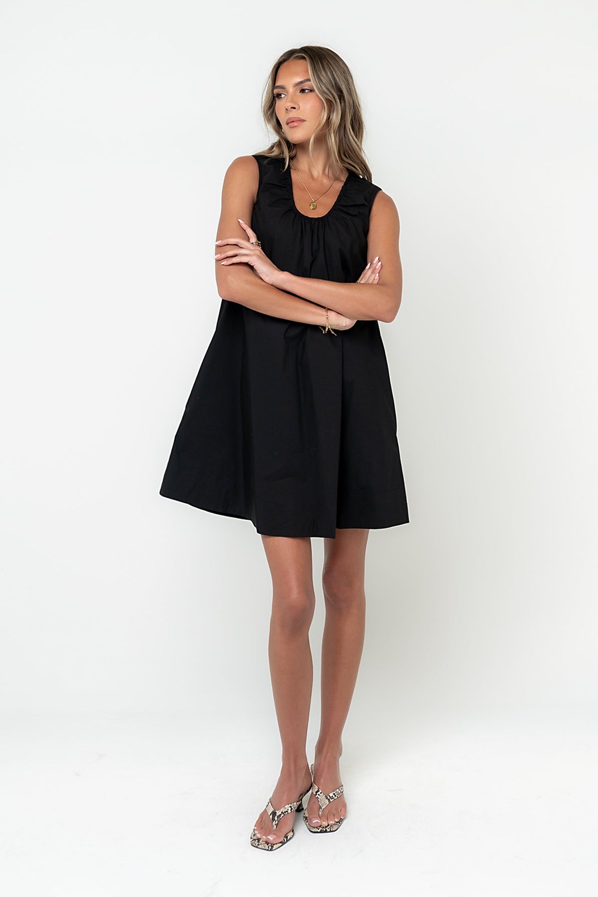 Luka Mini Dress in Black - FINAL SALE