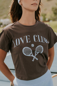 Kaila Graphic Tee in Brown - FINAL SALE