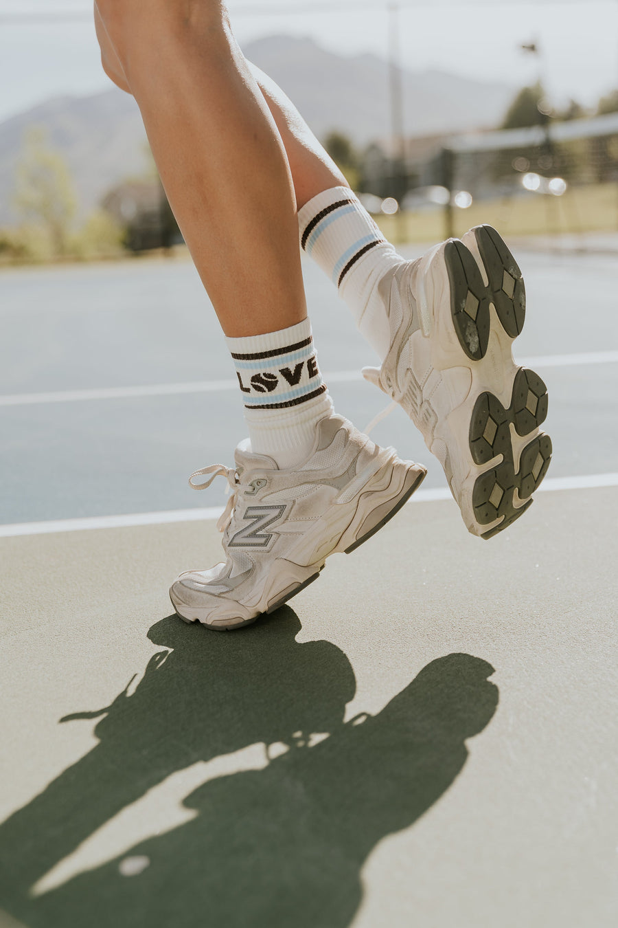Love Club Knit Socks in White - FINAL SALE