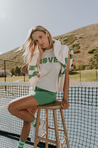 Coco Graphic Muscle Tee in White - FINAL SALE