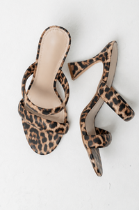 Marco Strappy Heel in Leopard