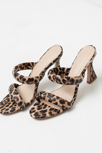 Marco Strappy Heel in Leopard