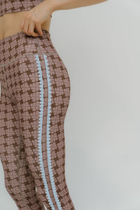 Sloan Stitched Leggings in Brown - FINAL SALE