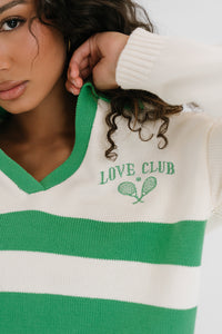 Rosie Polo Sweater in White - FINAL SALE