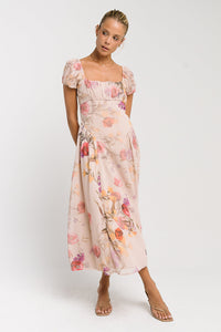 Carly Floral Midi Dress