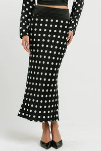 Journey Polka Dot Midi Skirt - FINAL SALE