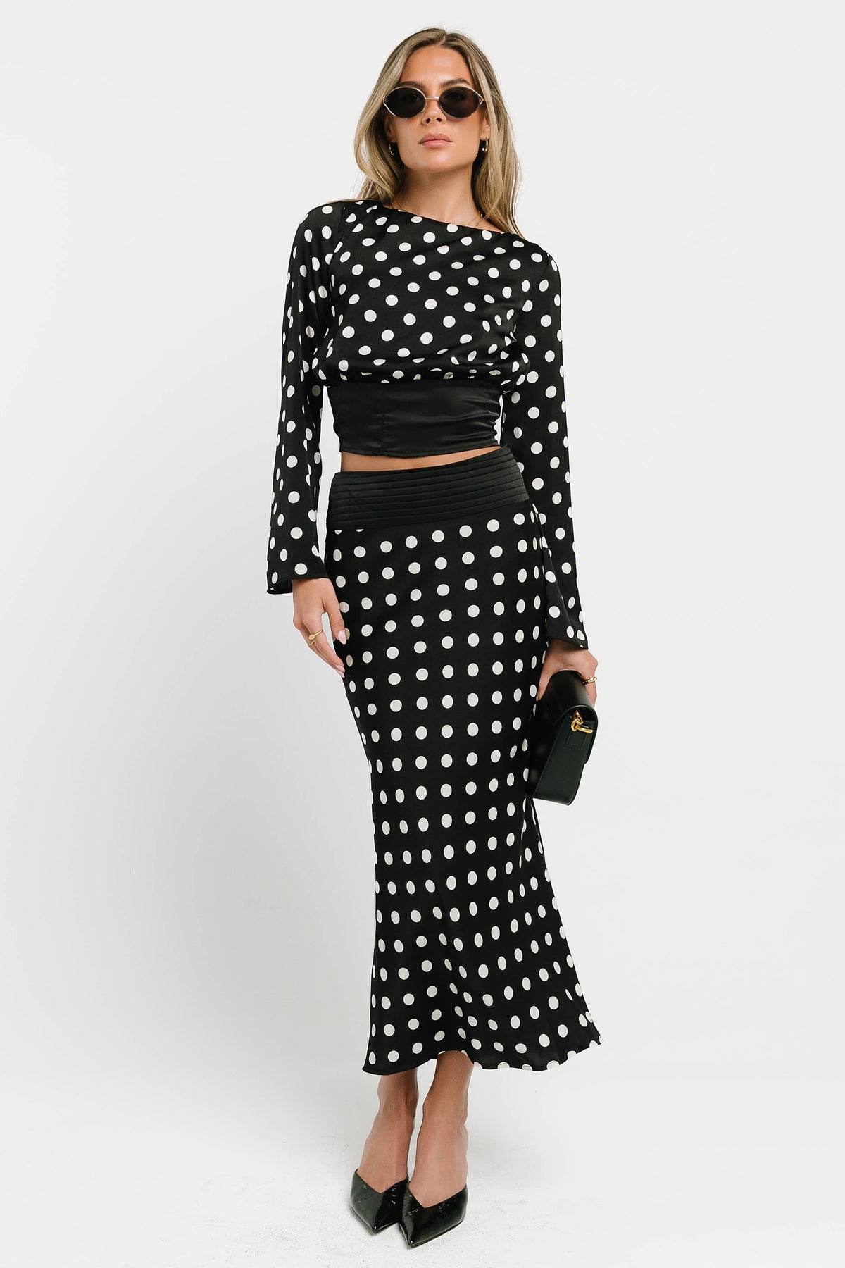 Journey Polka Dot Midi Skirt - FINAL SALE