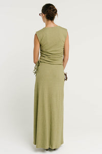 Freda Maxi Skirt in Green