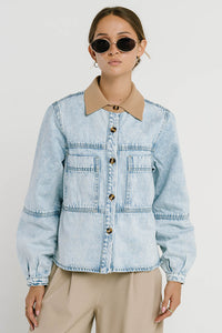 Andy Contrast Denim Jacket