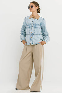 Andy Contrast Denim Jacket