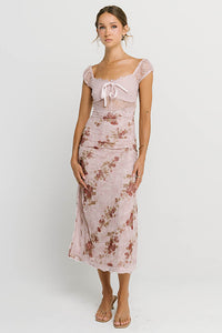 Nancie Floral Mesh Maxi Dress - FINAL SALE