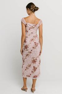 Nancie Floral Mesh Maxi Dress - FINAL SALE
