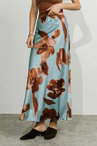 Kenya Satin Maxi Skirt - FINAL SALE
