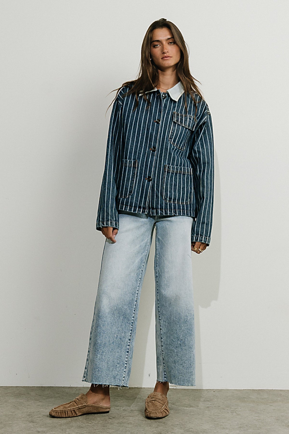 Colette Wide Leg Jeans in Light Wash