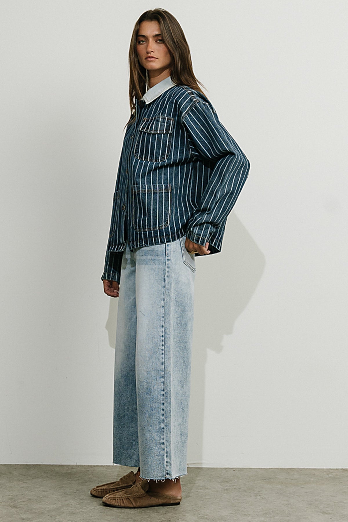 Colette Wide Leg Jeans in Light Wash