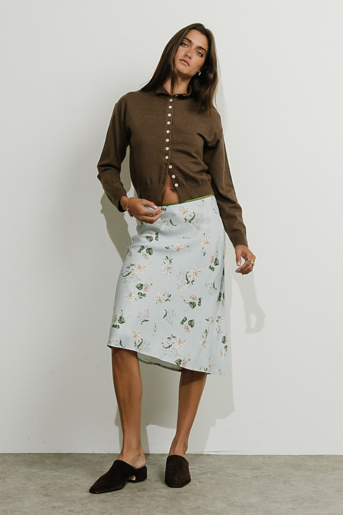 Erin Floral Midi Skirt - FINAL SALE