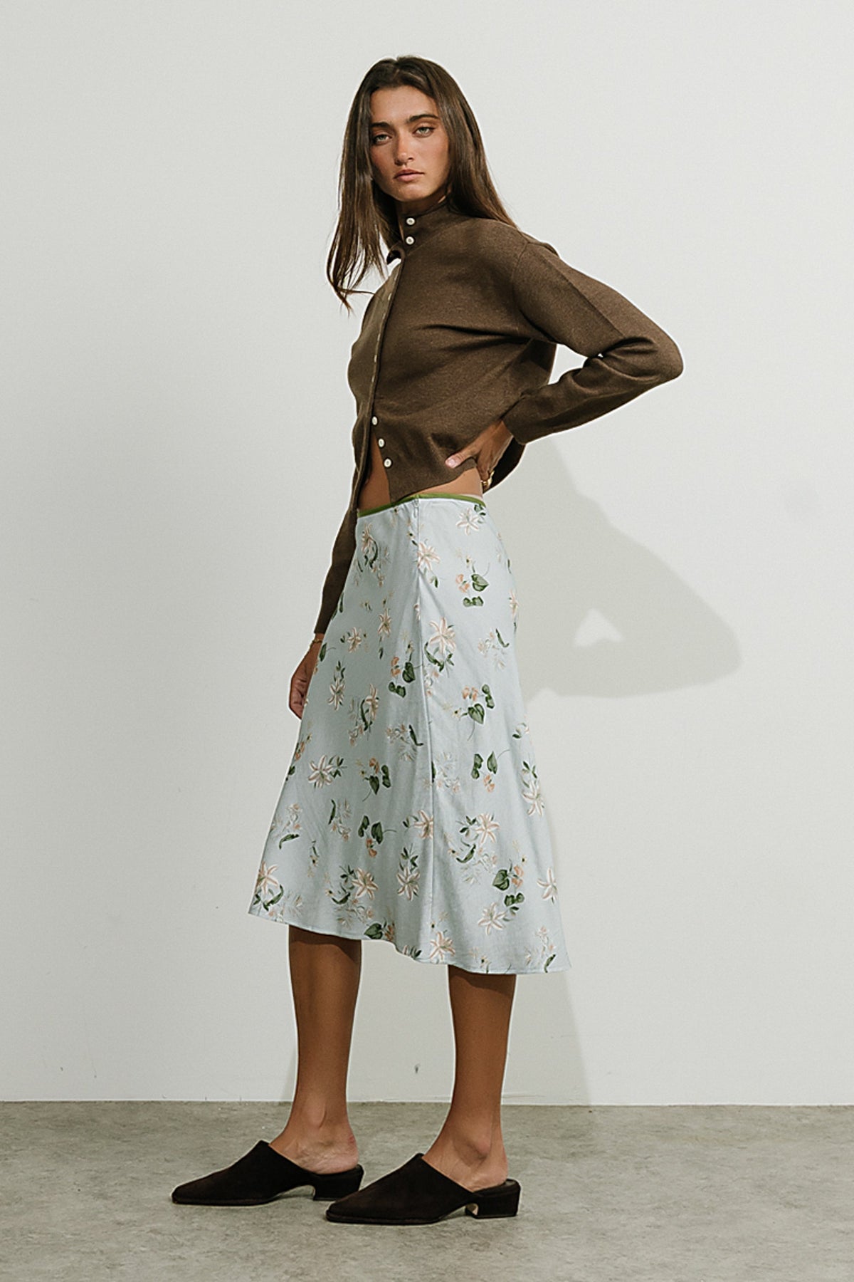 Erin Floral Midi Skirt - FINAL SALE
