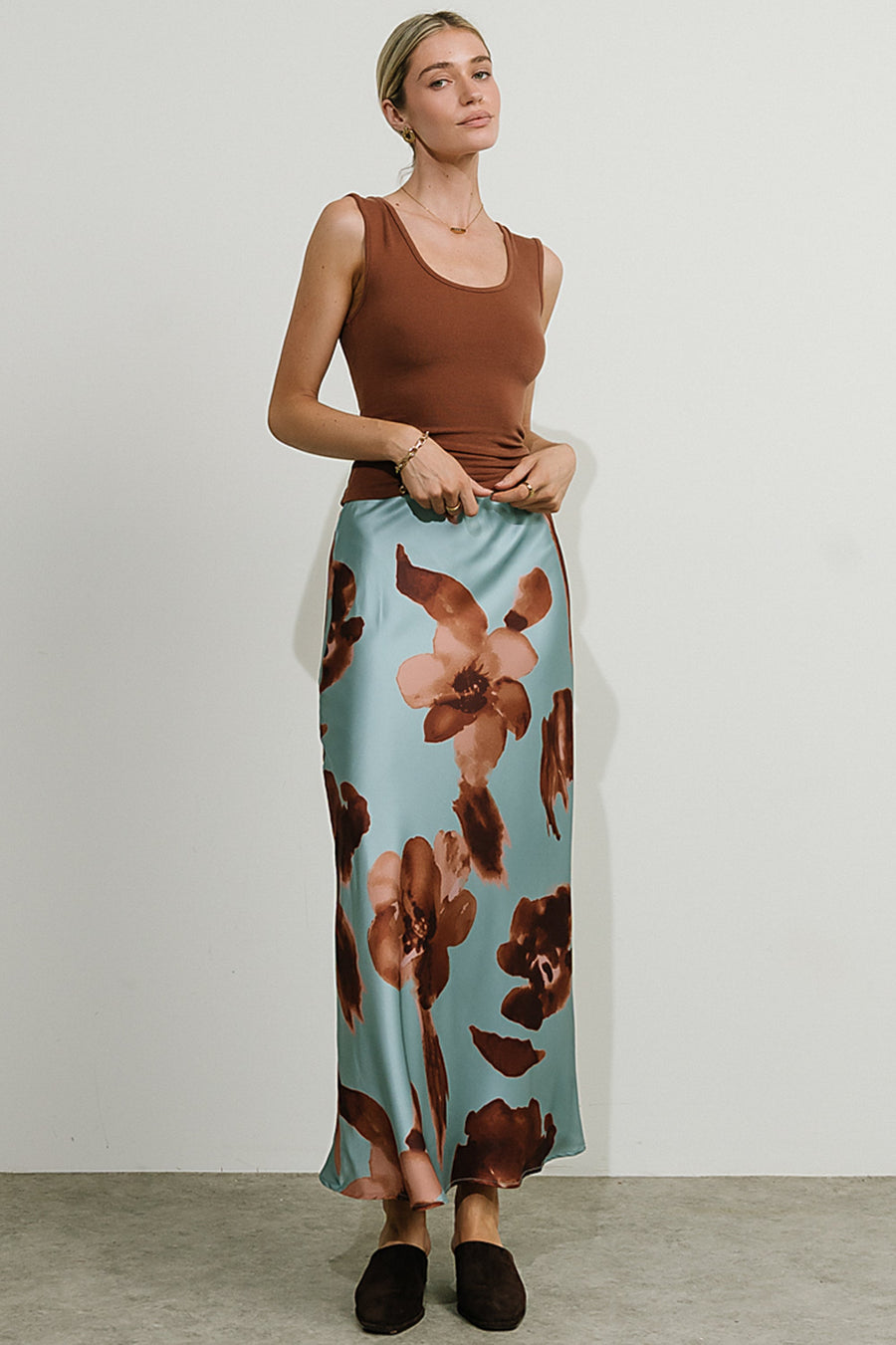 Kenya Satin Maxi Skirt - FINAL SALE