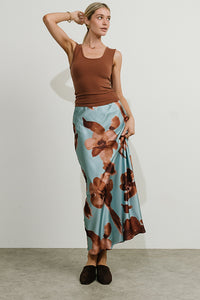 Kenya Satin Maxi Skirt - FINAL SALE