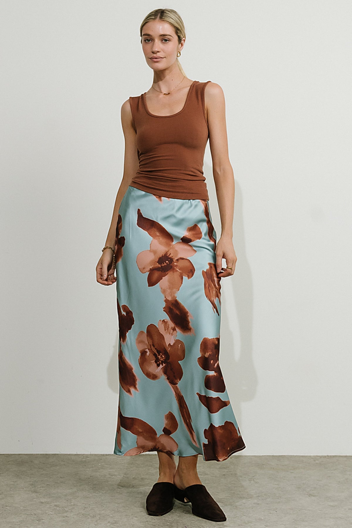 Kenya Satin Maxi Skirt - FINAL SALE