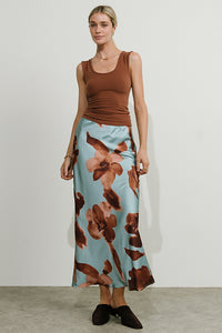 Kenya Satin Maxi Skirt - FINAL SALE