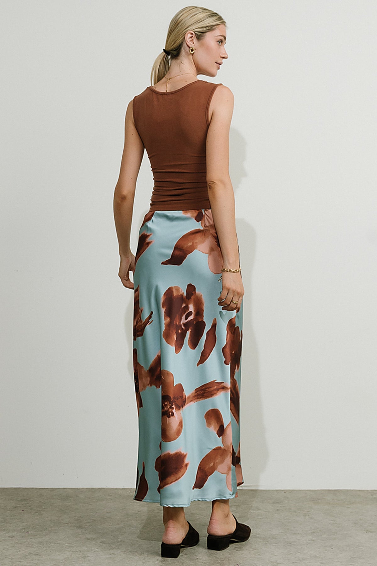 Kenya Satin Maxi Skirt - FINAL SALE