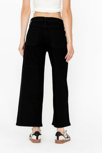 Mylah Wide Leg Jeans in Black - FINAL SALE