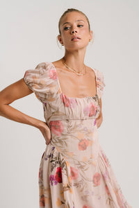 Carly Floral Midi Dress