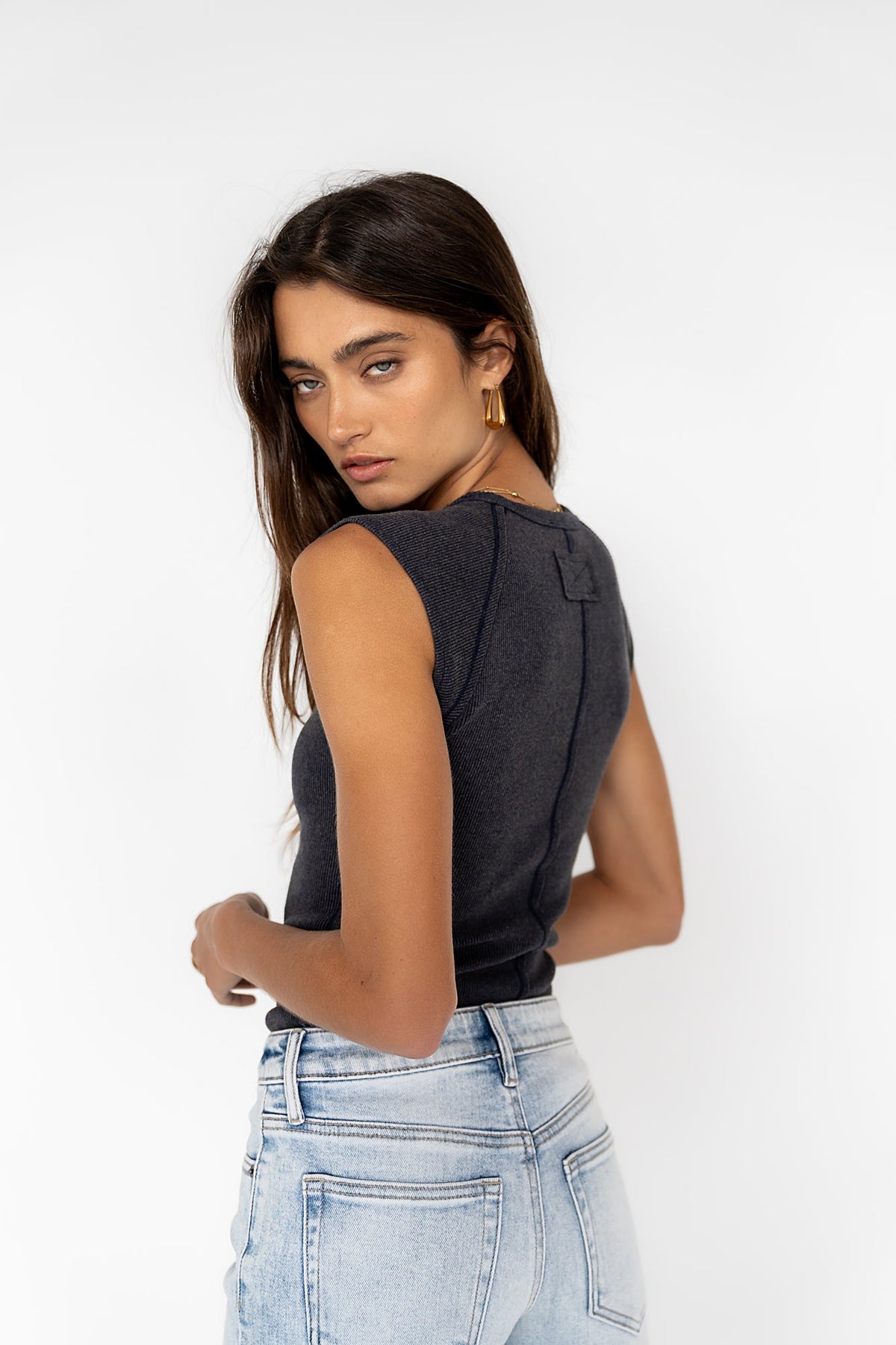Huxley Tank in Navy - FINAL SALE