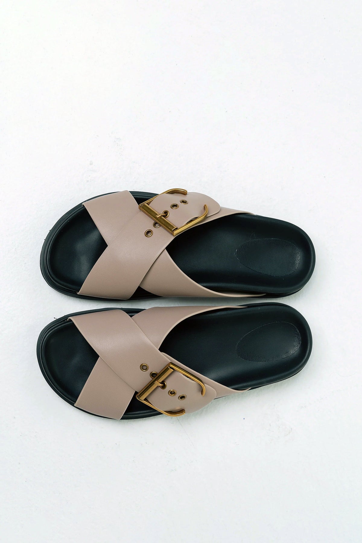 Barb Sandal in Nude - FINAL SALE