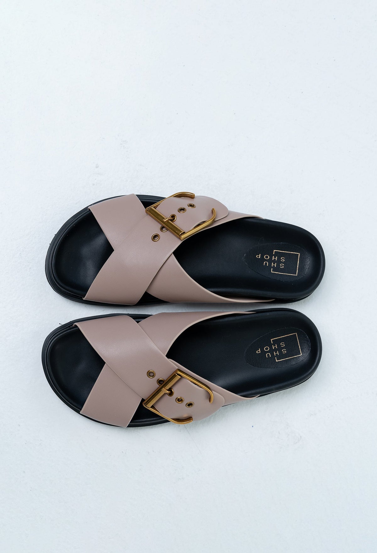 Barb Sandal in Nude - FINAL SALE