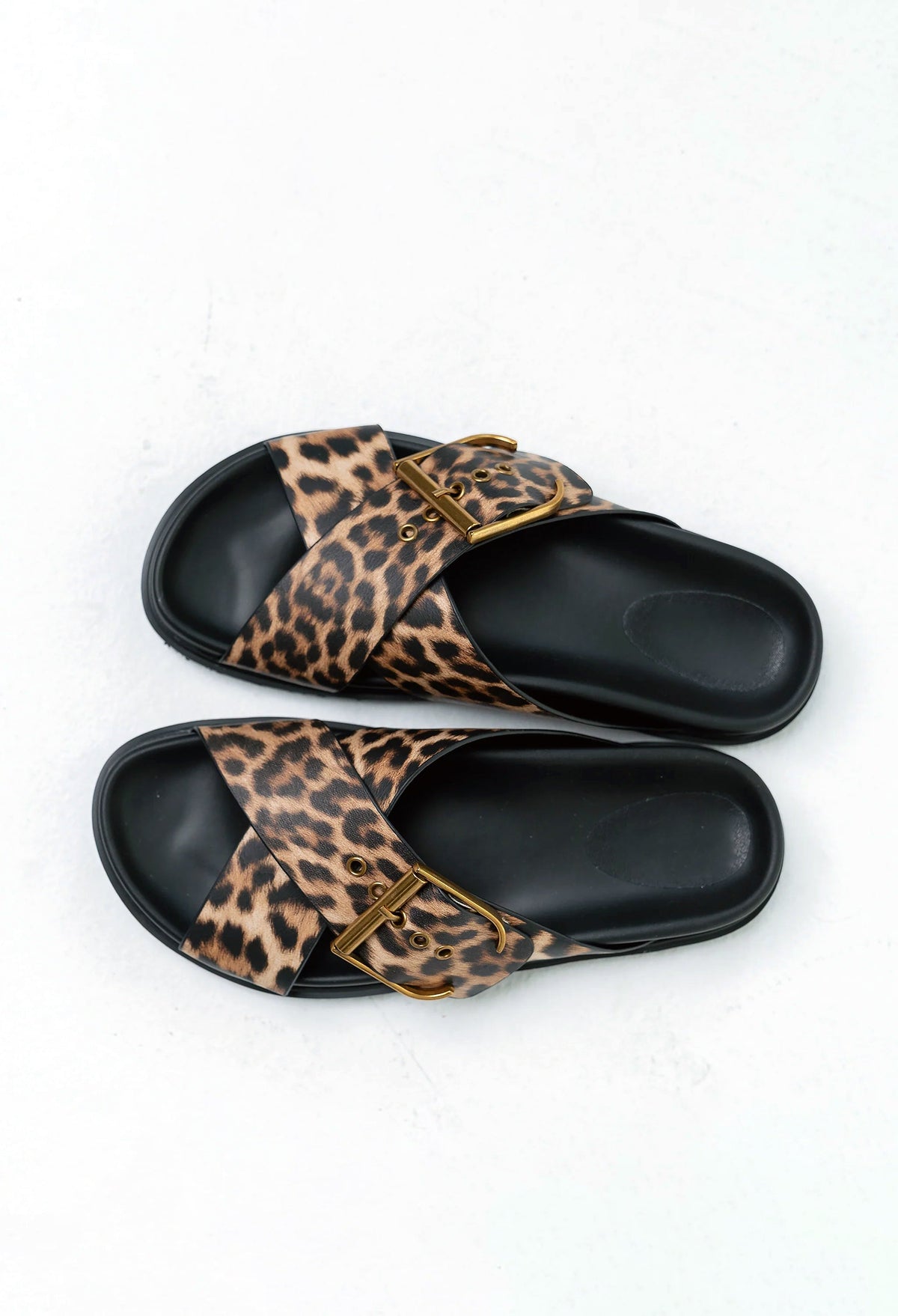 Barb Sandal in Leopard - FINAL SALE