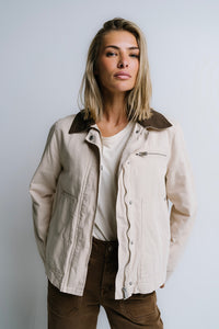 Ember Barn Jacket in Ecru - FINAL SALE