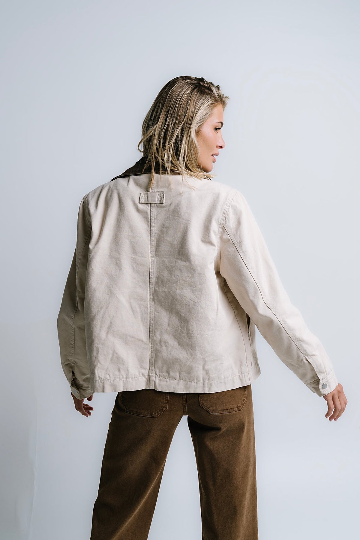 Ember Barn Jacket in Ecru - FINAL SALE