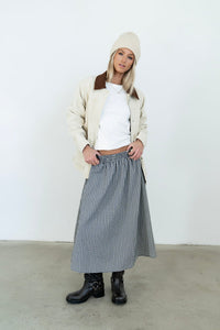 Braxton Plaid Midi Skirt - FINAL SALE