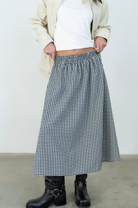 Braxton Plaid Midi Skirt - FINAL SALE